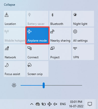 Why Does My Laptop Keep Disconnecting From Wifi? - Enable/Disable Airplane Mode