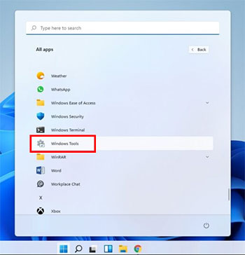 Access Task Manager Through Windows Tools